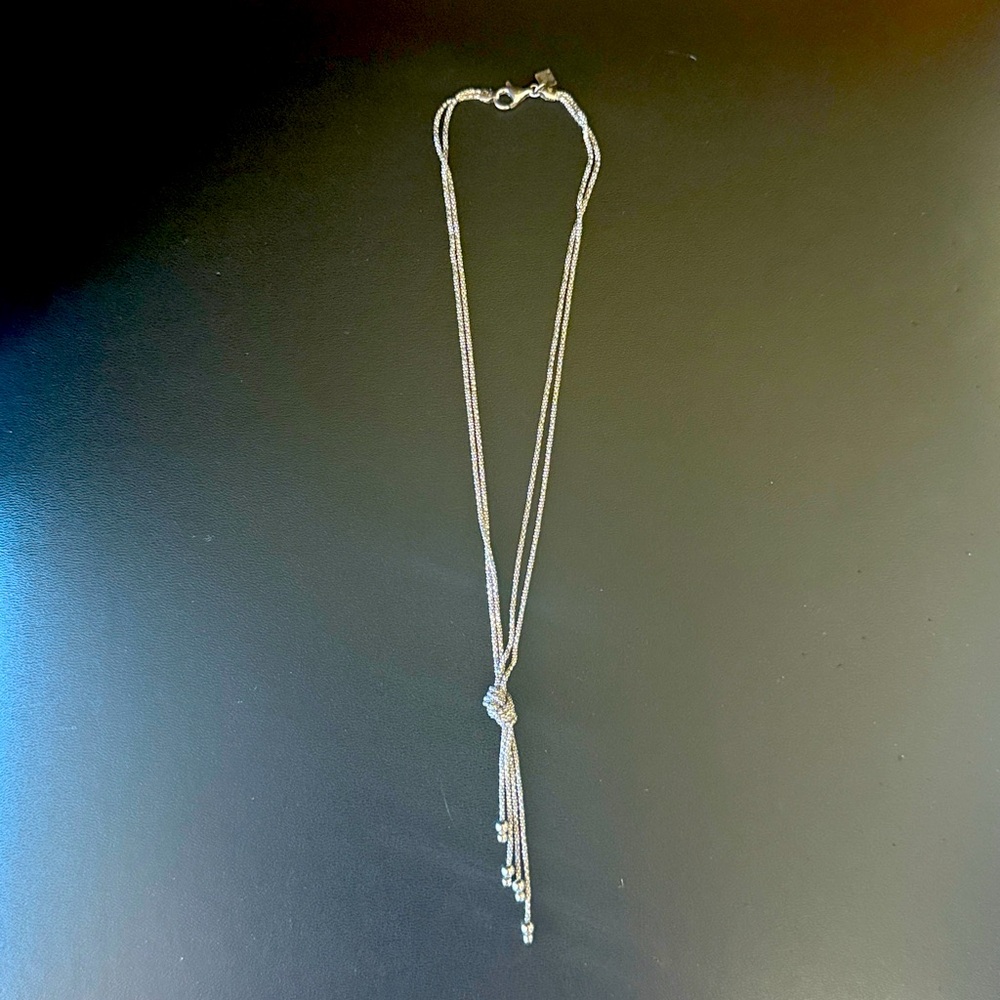 Silpada Sterling Silver knotted Necklace